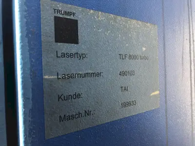 USED TRUMPF TRUFLOW 8000