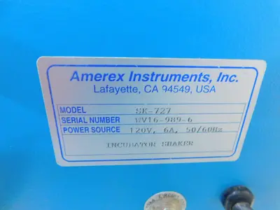 Used AMEREX 727 SK-727 Miscellaneous Laboratory Equipment Texas US | Aucto #1455816