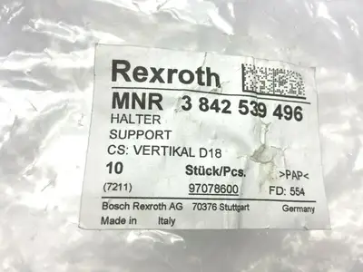 New | in-Stock Bosch Rexroth Vertical Support D18 Guide Module Linear Guides Michigan US | Maverick Industrial Sales #1391127