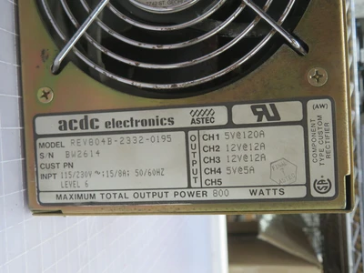 Used ACDC ELECTRONICS _UNKNOWN_ AC/DC Power Supplies | OCO Industrial #1698956