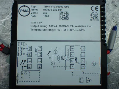 Used PMA TB4511000000U00 Temperature Controls Ohio US | HGR 24 #802910