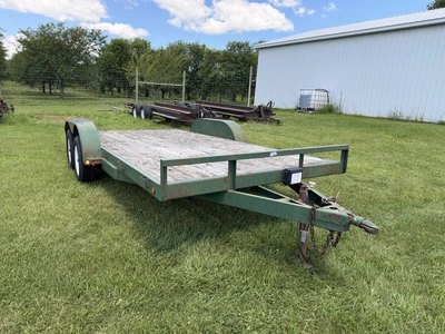 Used LOAD TRAIL TANDEM AXLE EQUIPMENT TRAILER Skidsteer Trailers Michigan US | Miedema Asset Management Group #1287720