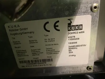 Used 2006 KUKA KR 6 ARC Robots Michigan US | Aucto #1332226