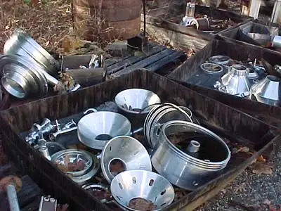 Westfalia RTA 45/OSM 8004 parts. Bowls, frames, motors.
