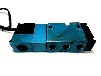 USED MAC VALVES SOLENOID VALVE 5/2 WAY. 24VDC COIL 8.5W