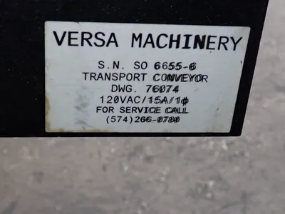 Used VERSA MACHINERY _UNKNOWN_ Material Handling (misc) Ohio US | HGR 24 #912510
