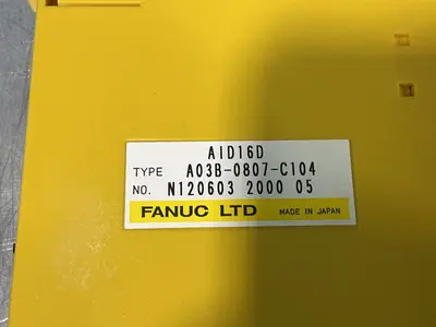 Used FANUC AID16D Input / Output Modules Ohio US | HGR 24 #1316358