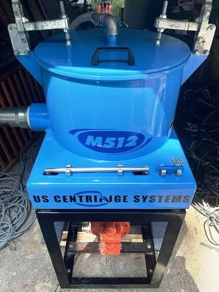 US Centrifuge M512 solid basket centrifuge.