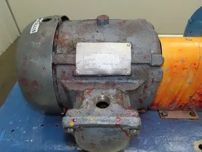 Blackmer XLW3B 3" Sliding Vane Pump Positive Displacement 3Hp 230/460V RH Inlet