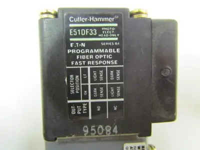 CH Cutler Hammer E51SPL Limit Switch on E51RN Receptacle With E51DF33 Head