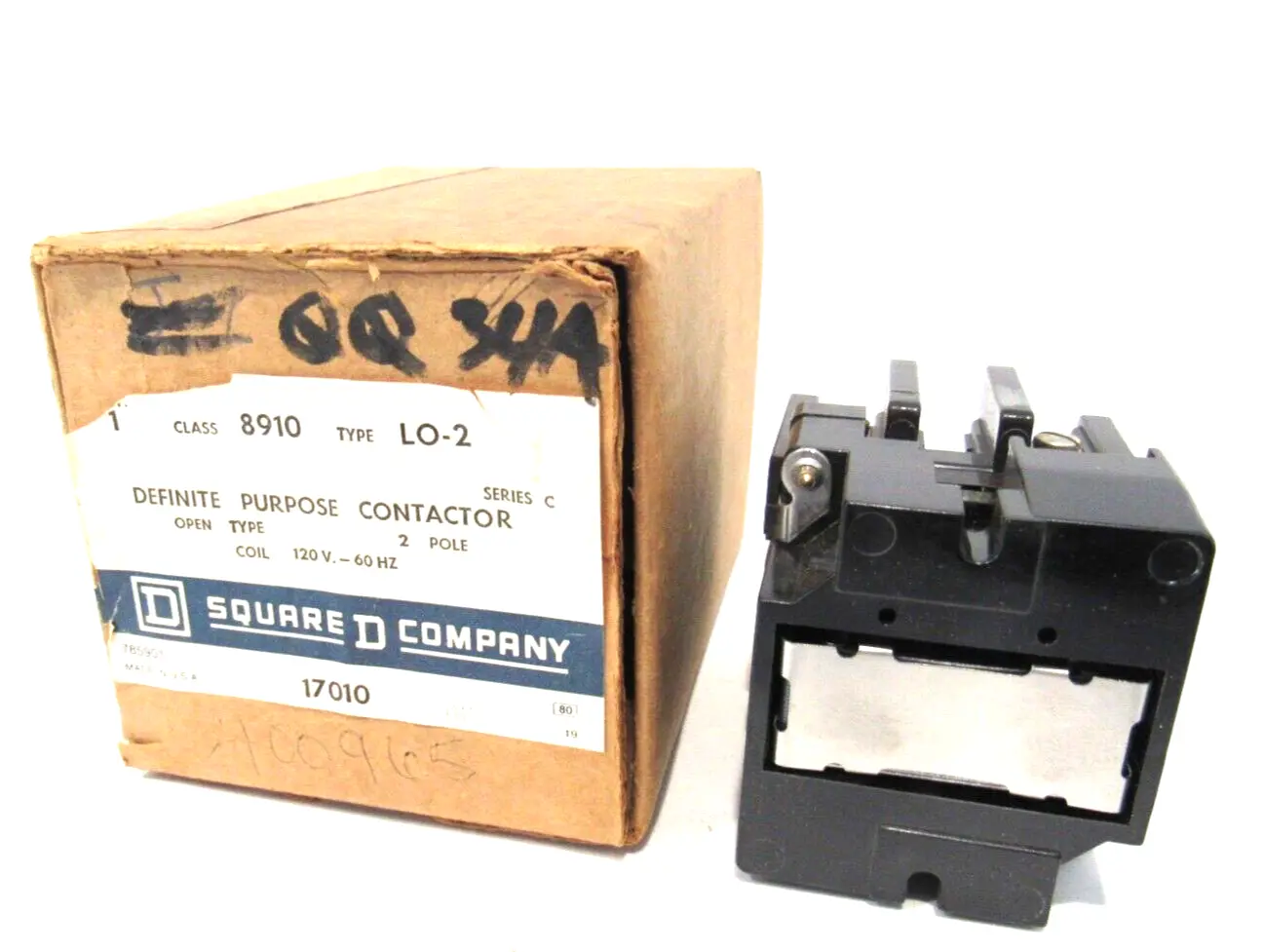 NEW SQUARE D 8910-LO2 CONTACTOR SER.C 8910LO2