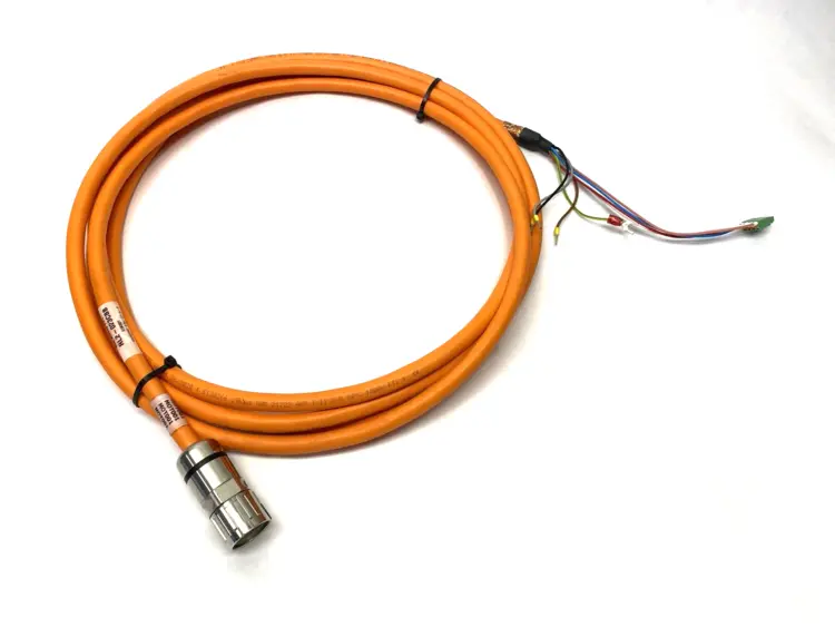 Used BOSCH REXROTH SERVO MOTOR POWER CABLE 5M RL2-023CBB-NN-005,0 Cable & Wire | Maverick Industrial Sales #1101421