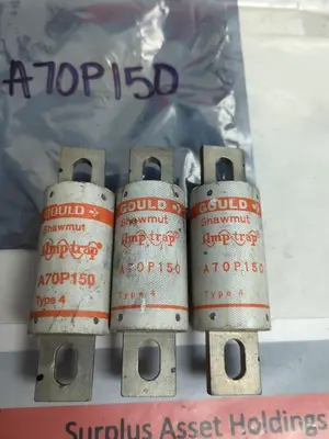 Used FERRAZ SHAWMUT A70P150 Miscellaneous Equipment (Electrical & Power) | Surplus Asset Holdings #1195963