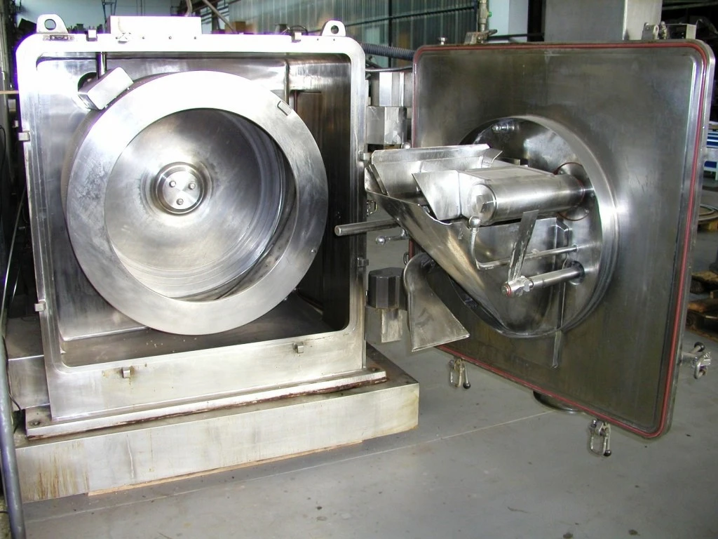 Ferrum HSZ-Ph 1000/500 peeler centrifuge, Hastelloy C-22.