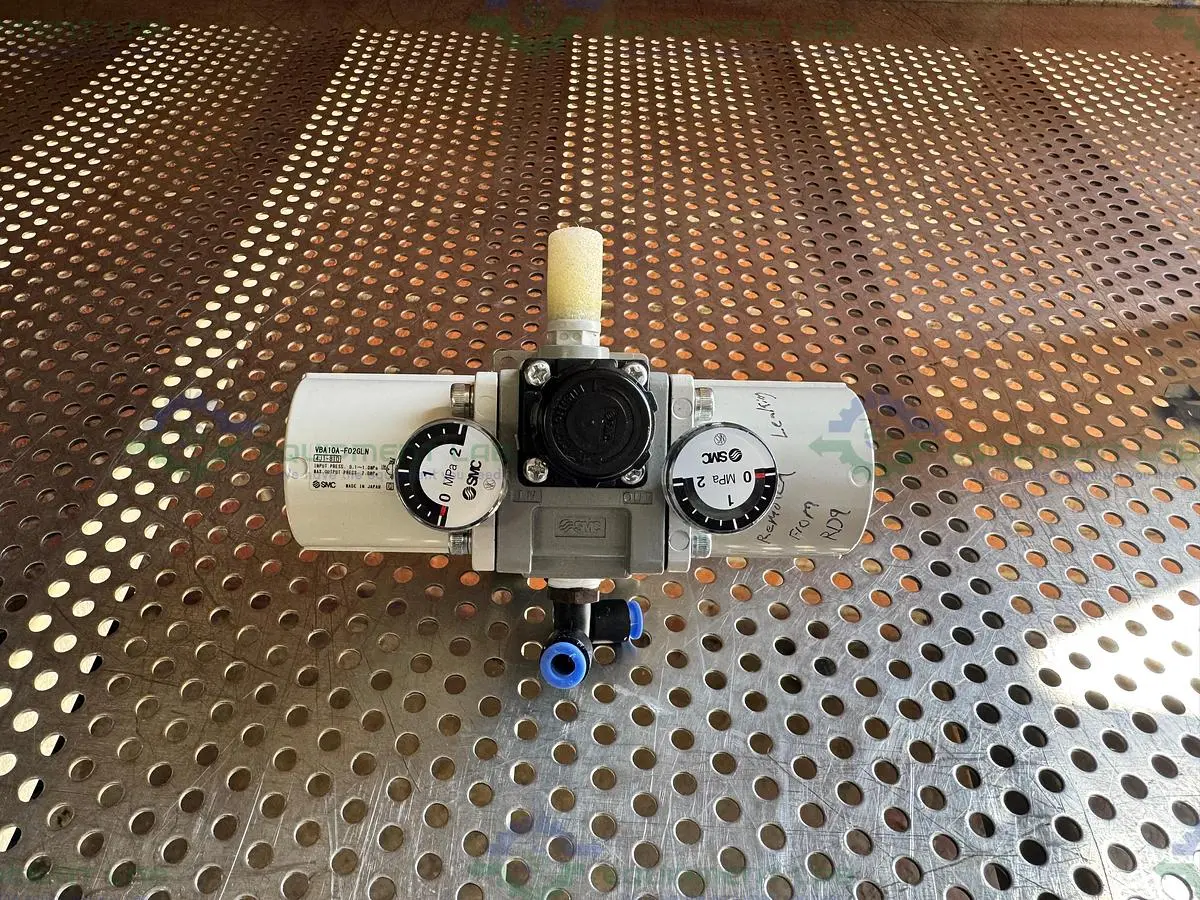 Used SMC VBA10A-F02GLN BOOSTER REGULATOR  0.1-1.0 MPA Regulators California US | Equipment Lab #1328280