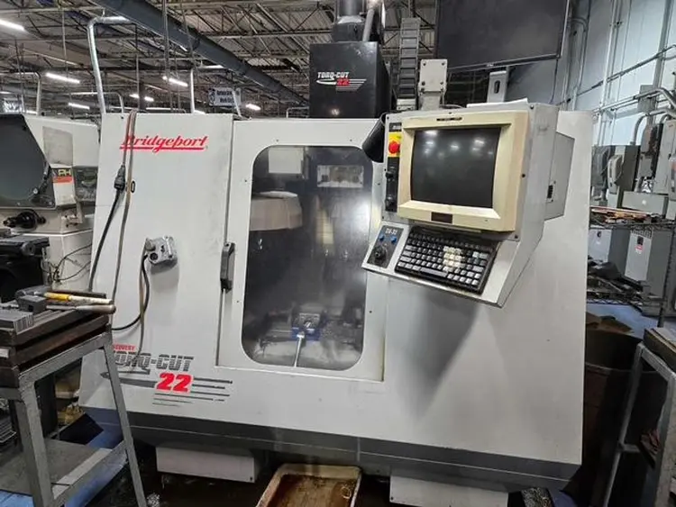 Used 1996 BRIDGEPORT TORQ CUT 22 Vertical Machining Centers Michigan US | Industrial Machinery NJ LLC #934919