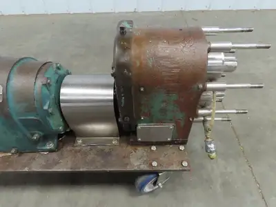 Tri Clover PRED25 Positive Displacement Pump Housing w/Reducer  1.5 Hp 1ph Motor