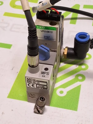 JUKI EJECTOR / SOLENOID VALVE CKD VPX-0612 MPS CONVUM V6C-AC-JU WITH CABLES