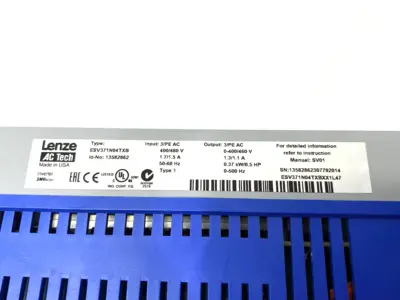 USED LENZE FREQUENCY INVERTER DRIVE SMVECTOR 13582862