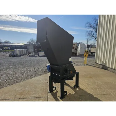 Used 40HP Single Roll Industrial Shredder - 18" Dia. X 16.5"W
