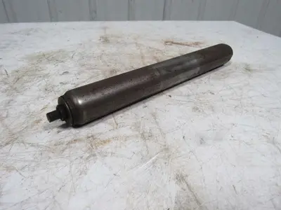 17" O.A.L. Conveyor Roller 15-1/4" Face 1.90" Dia. 7/16" Hex Shaft End Lot/20