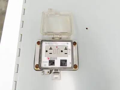 Hoffman A42SA3212 Electrical Enclosure 42x32x10" 30A Disconnect Backpanel JIC