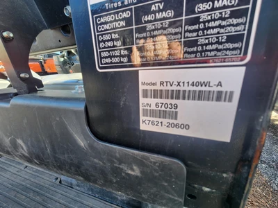 Used 2023 KUBOTA RTV-X1140W Utility Vehicles | Abele Tractor #1342741