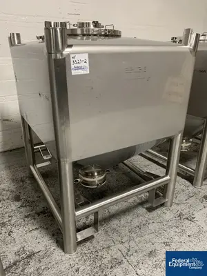 USED GEA 1,350 Liter GEA Buck Systems Tote, model 13373-A02