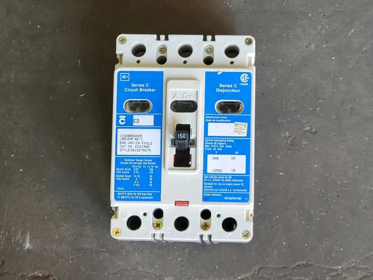 Used CUTLER-HAMMER ED3150S Switchgears British Columbia CA | Lenmark #242541