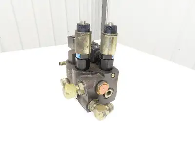 929500 Hydraulic Solenoid Control Valve & Manifold From N40 XMR Forklift