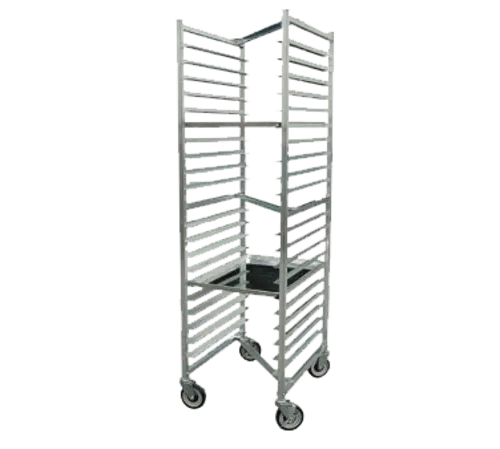 John Boos ABPR-1820-ZN 20 1/2"W 20 Sheet Pan Rack w/ 3" Bottom Load Slides