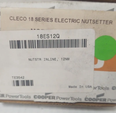 NEW Cleco 18ES12Q
