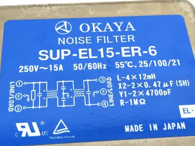 Used OKAYA SUP-EL15-ER-6 Filters Michigan US | Maverick Industrial Sales #1468162