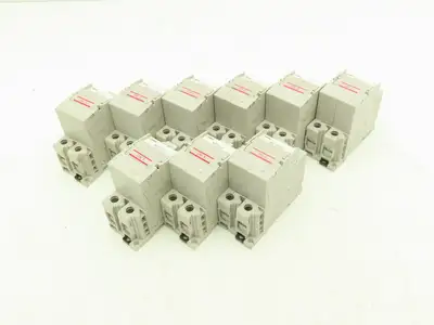 IDEC NC1V-2100 10 Amp Circuit Protector 2 Pole A Curve 250VAC/125VDC Lot of 9