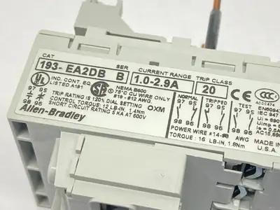 New | in-Stock Allen-Bradley Ser. B Overload Relay Relays & Switches Michigan US | Maverick Industrial Sales #1390728