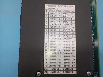 USED ALLEN BRADLEY 1771-IFE A  Analog 12 Bit Input Module Ser. A REV