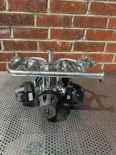 Used 5 ITT PURE FLO ADVANTAGE STAINLESS STEEL DIAPHRAGM VALVE W/ 1" SANITARY FITTING Valves/Fittings California US | Equipment Lab #485684
