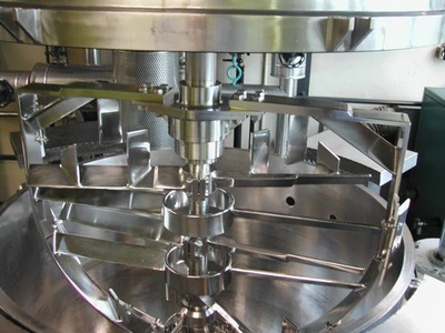 1,000L S/S JKTD  Hemis  Pressindustria Scrape Surface Anchor Reactor