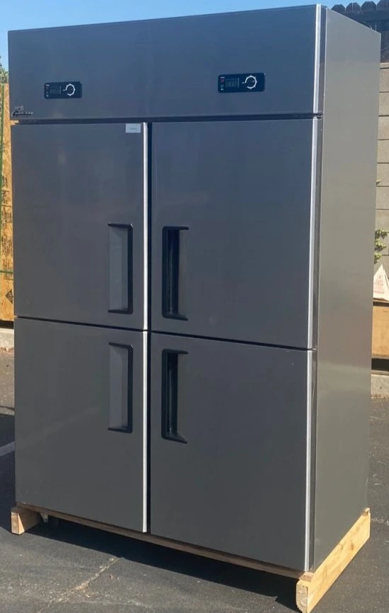 171-0172 4-Door Reach In Stainless Steel Self Contained Freezer