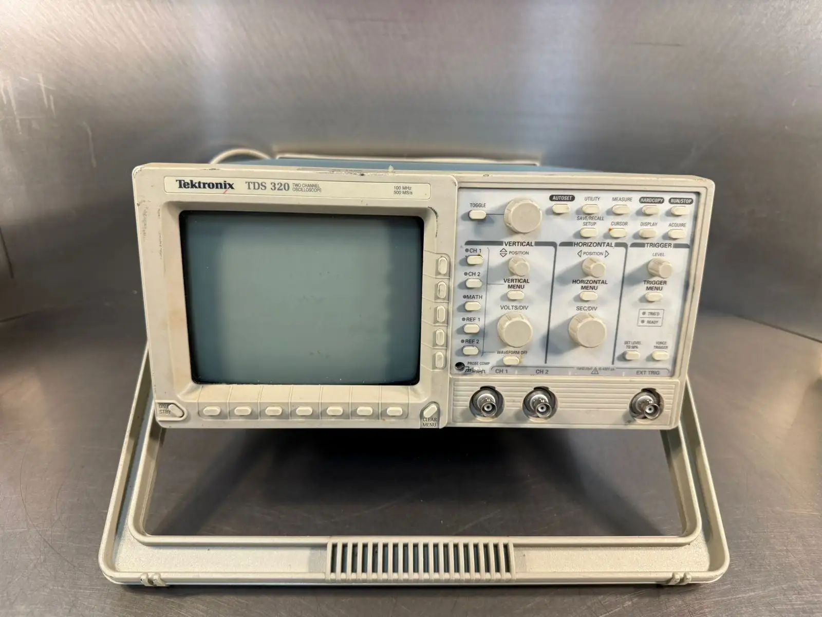 Tektronix TDS 320 100MHz 500 Ms/s 2Ch Oscilloscope (9.4.5)