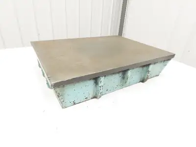 Challenge Machinery Co Cast Iron Surface Plate Machinist Inspection Table 18X24"
