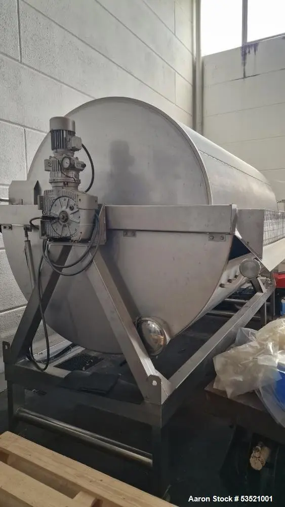 Used TMCI Padovan TAYLO 15 Vacuum Filtration System – 161 Sq Ft, Stainless Steel
