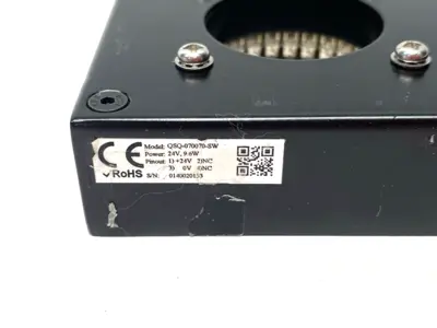 Used CCS, Omron Square Ring Light, White M12 4-Pin Connection Light Source Equipment Michigan US | Maverick Industrial Sales #1401827
