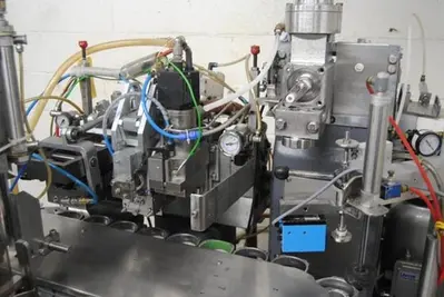 Norden model NM620HA Hot Air Automatic Tube filler and sealer -