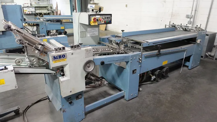 Used MBO B123 Folder with Right Angle Section Paper Folders Illinois US | Machinery Solutions Group, Inc. #885328