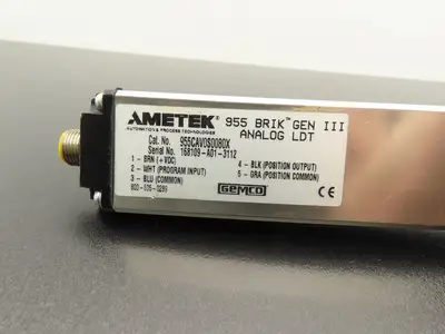 Ametek 955CAV0S0080X Linear Position Sensor Analog LDT BRIK GEN III 80mm 0-10V