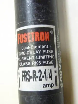 USED FUSETRON / BUSSMANN FRS-R-2-1/4
