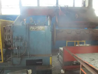 72″ x .375″ x 50,000Lb Paxson Loop Slitting Line