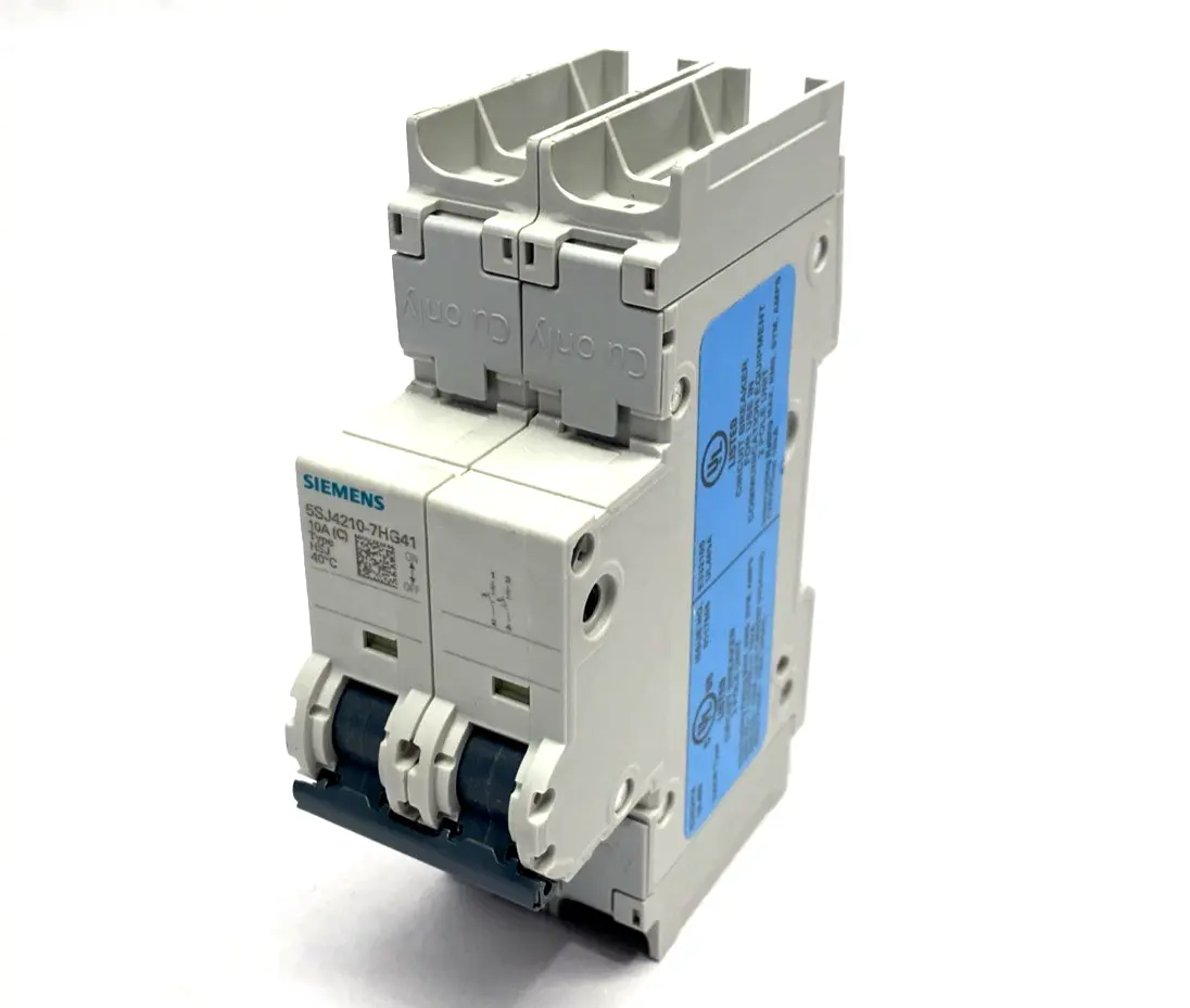 5SJ4210-7HG41 | Siemens  Miniature Circuit Breaker 240V 14kA, 2P, C Type, 10A - New Other
