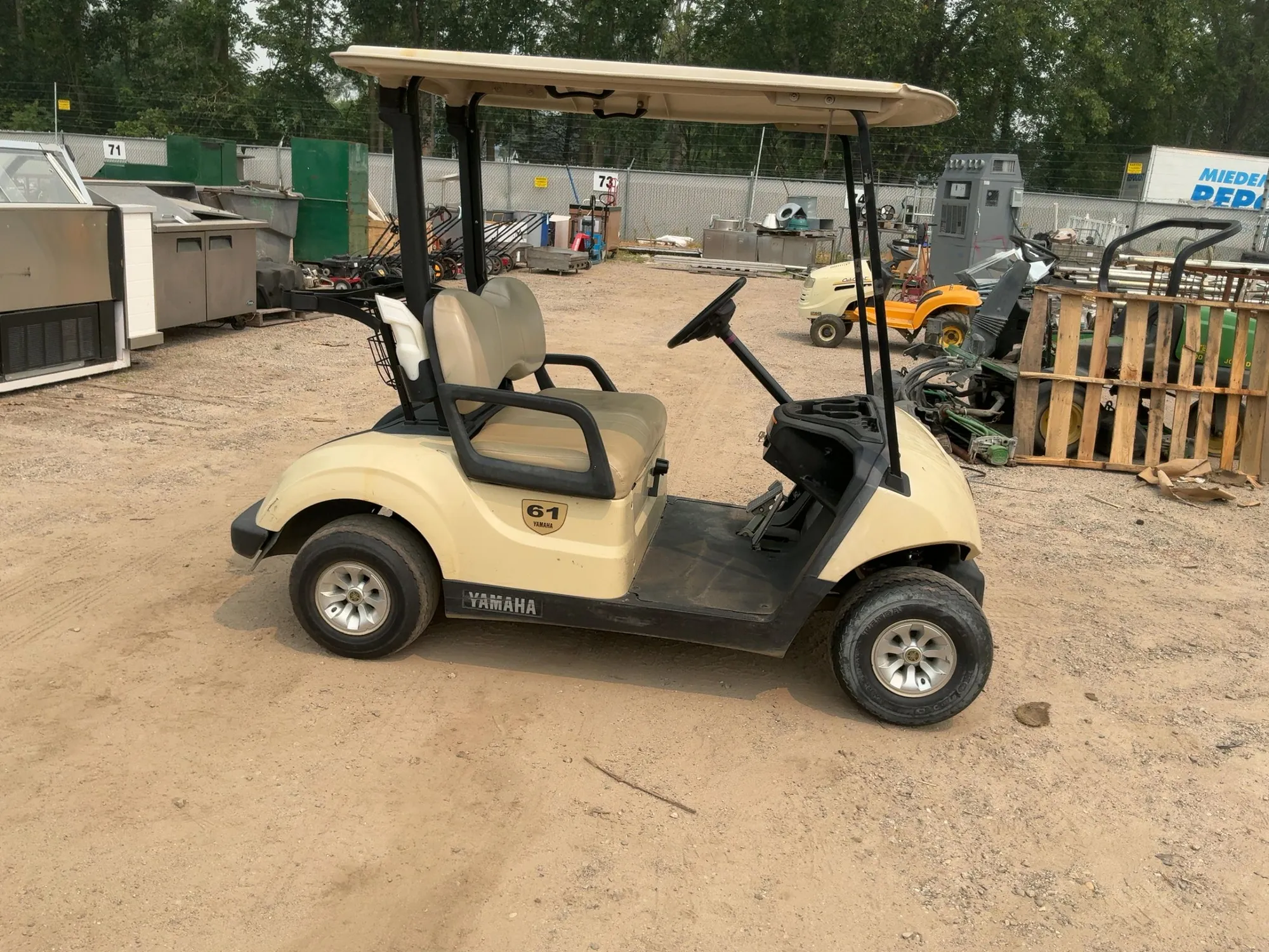 Used 2017 YAMAHA 61 GAS POWERED Golf Carts Michigan US | Miedema Asset Management Group #1313829